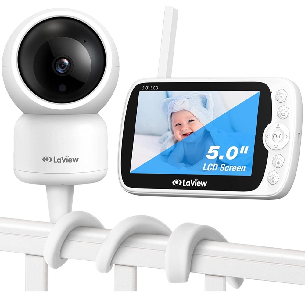 LaView 5" Color LCD Screen Baby Monitor